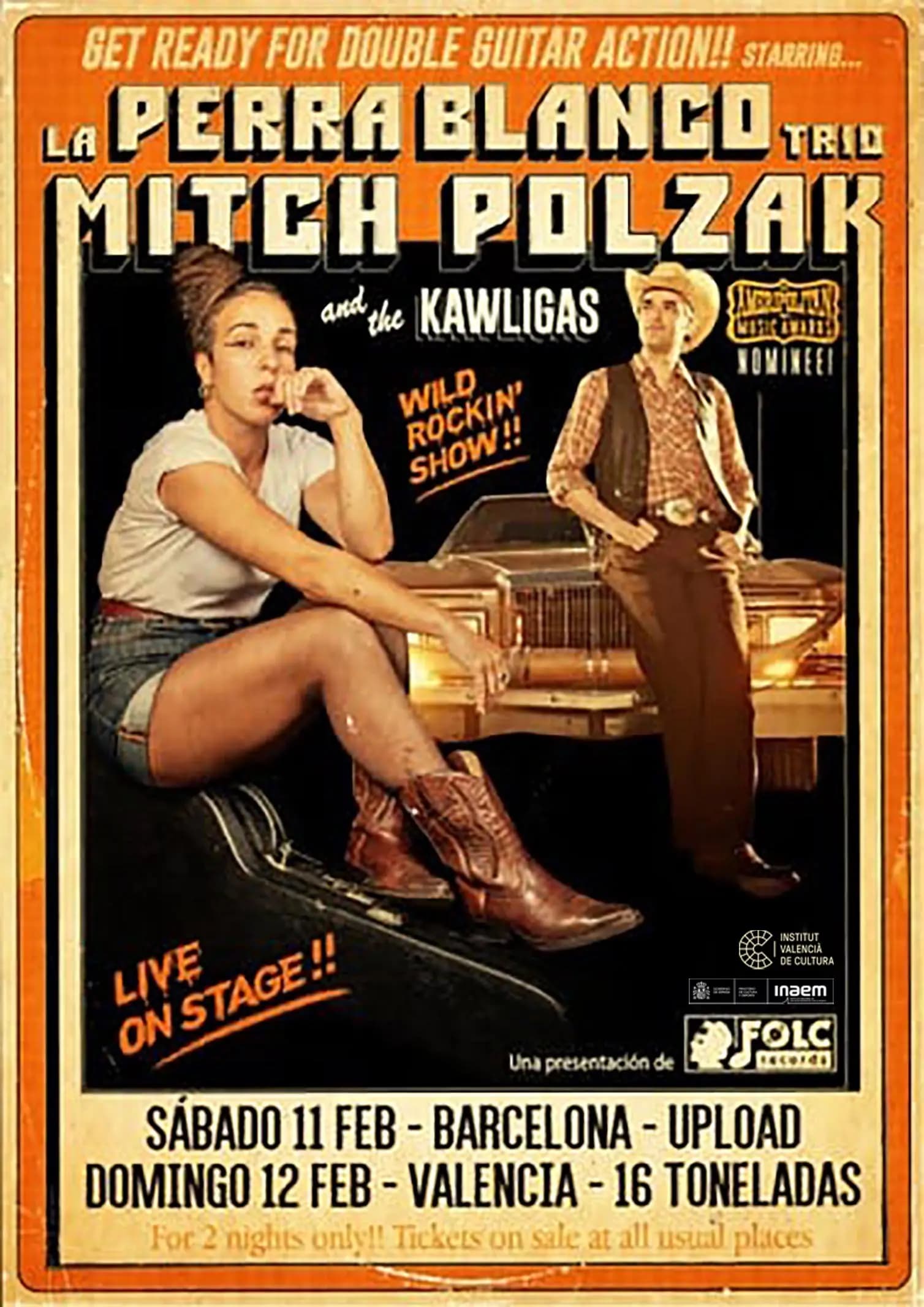 LA PERRA BLANCO TRÍO Y MITCH POLZAK AND THE KAWLIGAS
