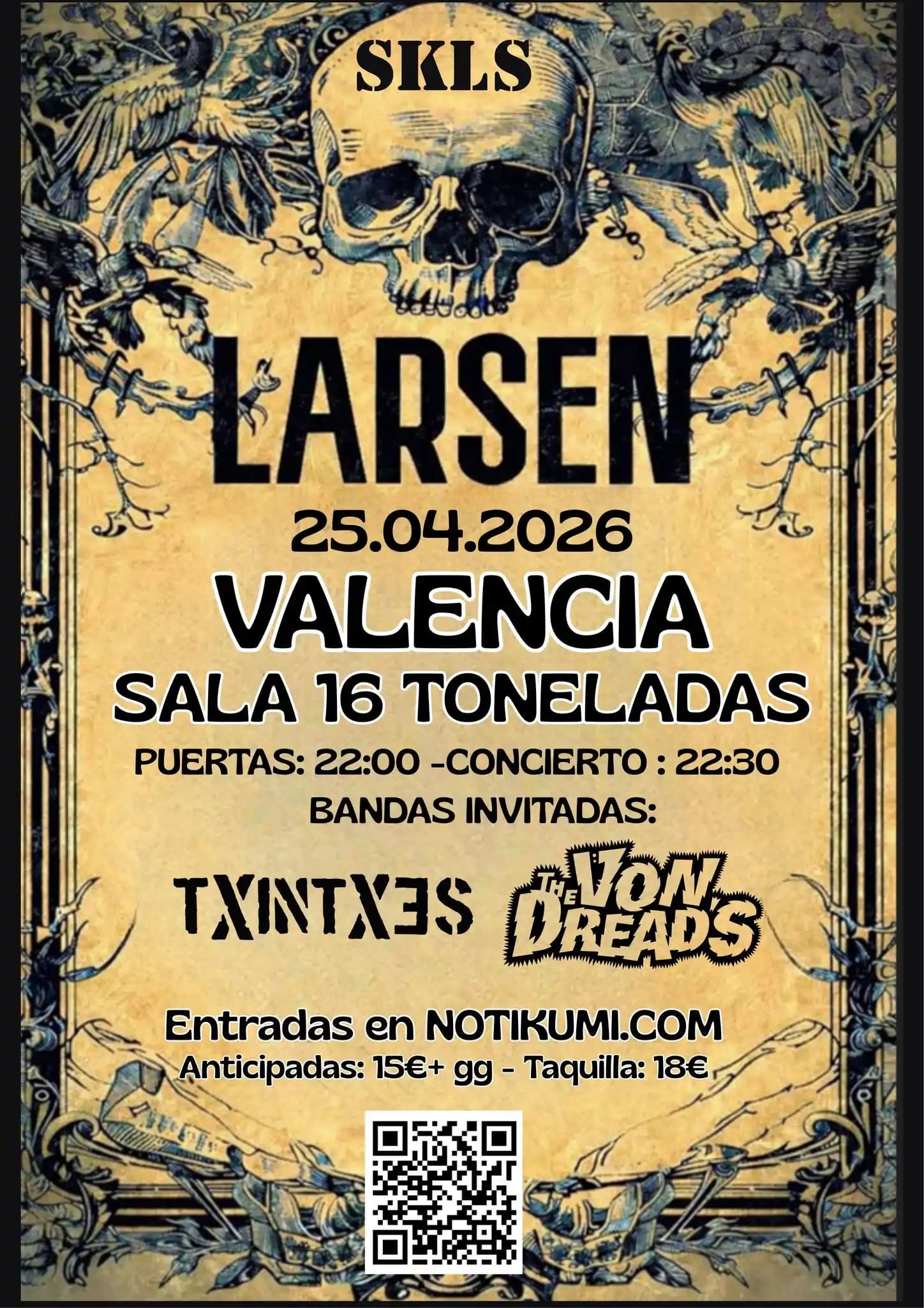 LARSEN + TXINTXES + THE VON DREAD'S