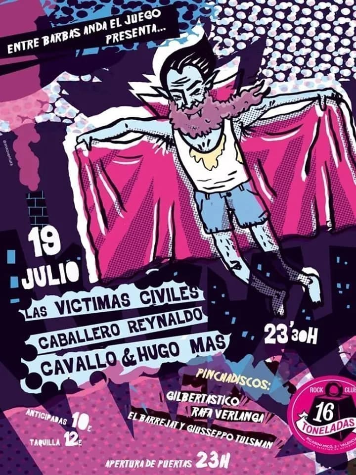 LAS VÍCTIMAS CIVILES + CABALLERO REYNALDO + CAVALLO & HUGO MAS