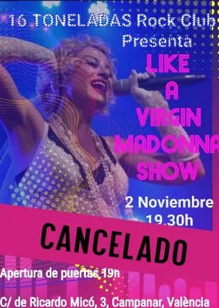 LIKE A VIRGIN - TRIBUTO A MADONNA