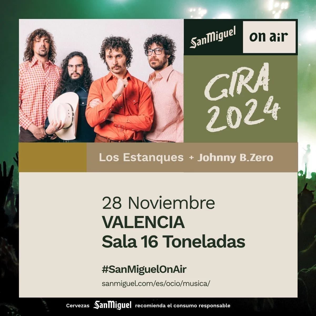 LOS ESTANQUES + JOHNNY B.ZERO