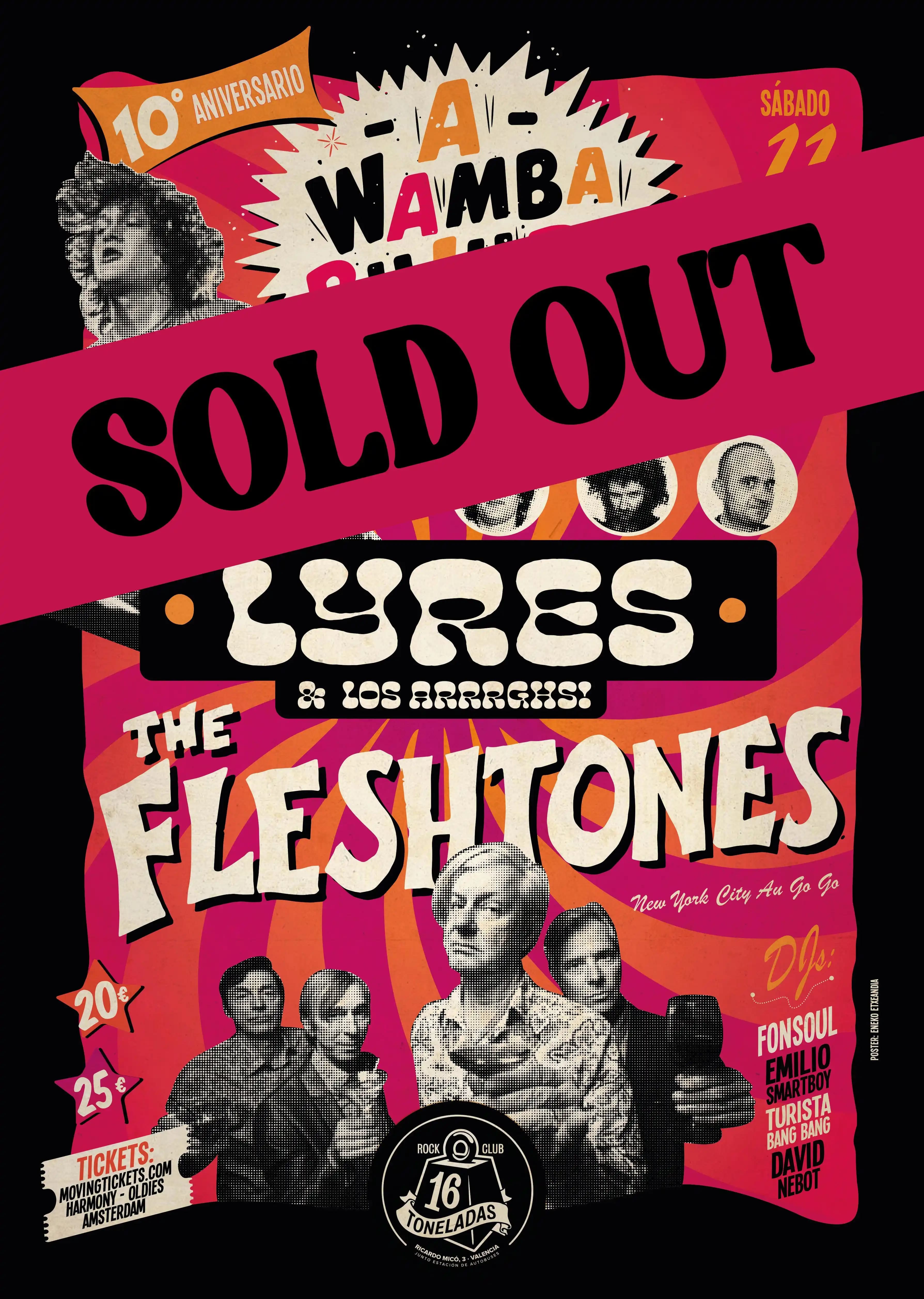 LYRES & LOS ARRRGHS + THE FLESHTONES