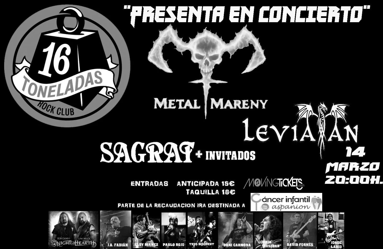 METAL MARENY / LEVIATÁN / SAGRAT + INVITADOS