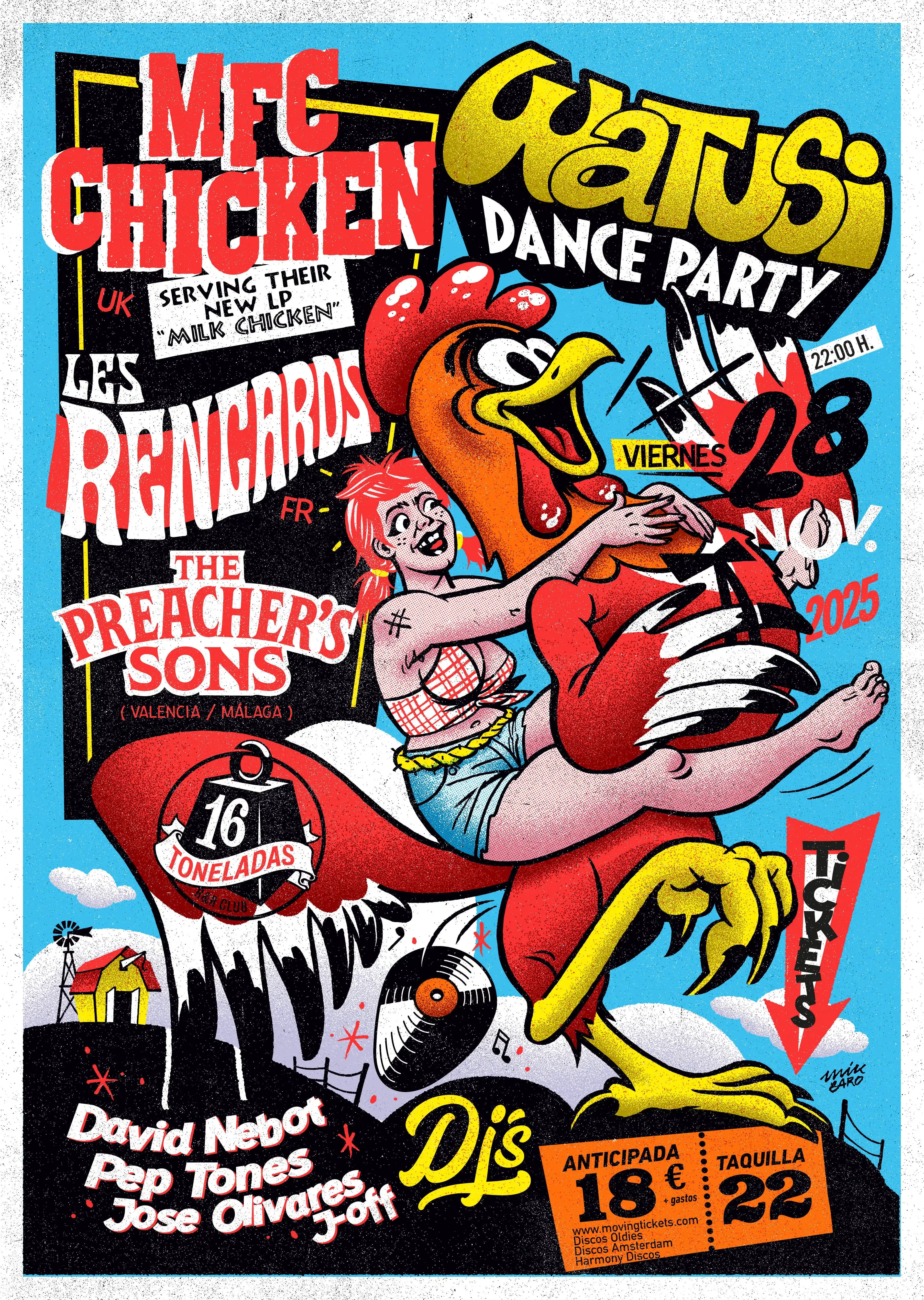 MFC CHICKEN + LES RENCARDS + THE PREACHER'S SONS