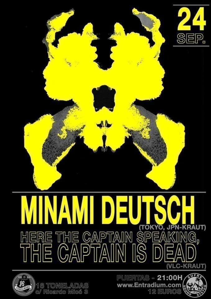 MINAMI DEUTSCH + HERE THE CAPTAIN SPEAKING, THE CAPTAIN IS DEAD
