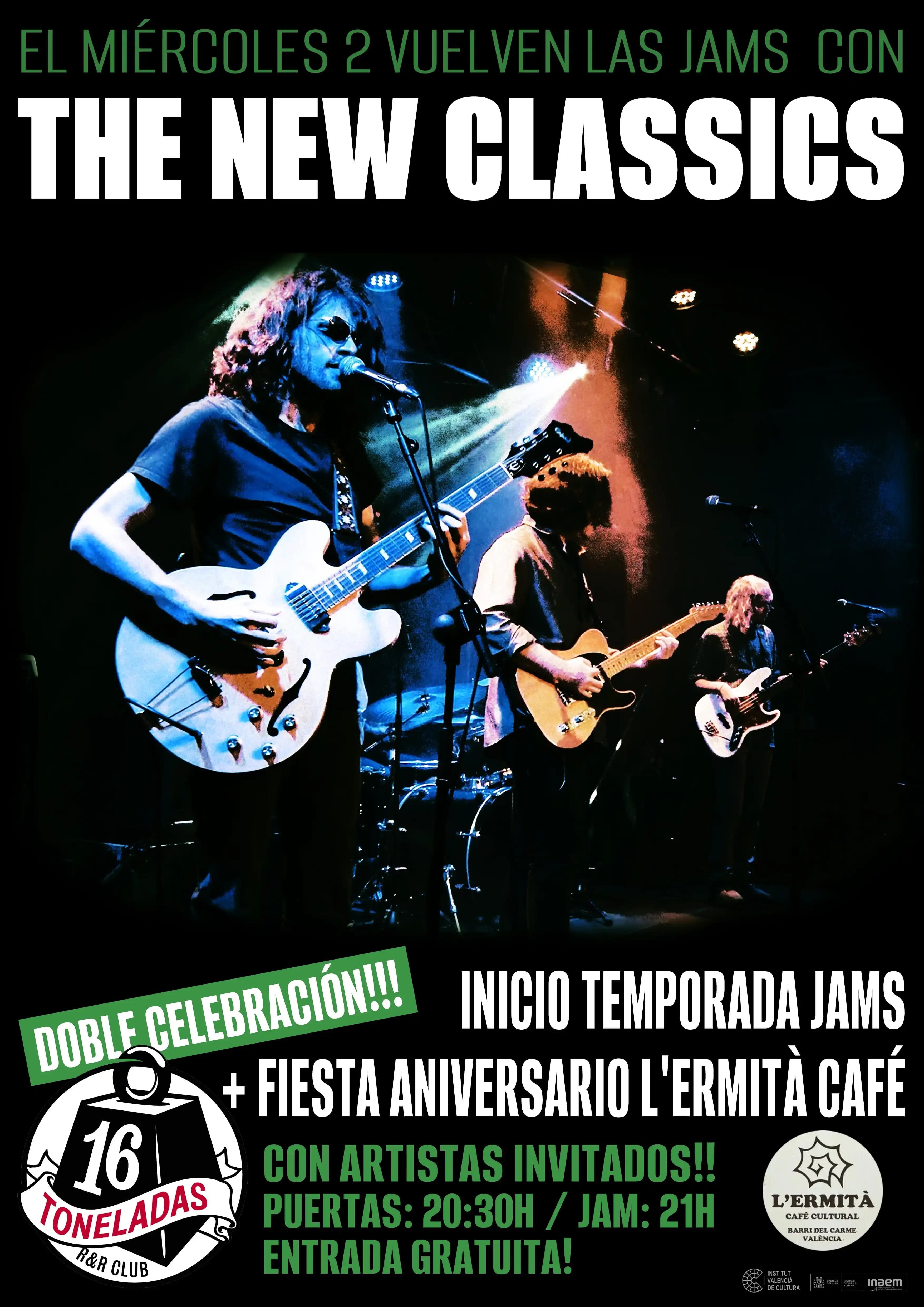 THE NEW CLASSICS JAM + CELEBRACIÓN ANIVERSARIO L'EREMITÀ CAFÉ