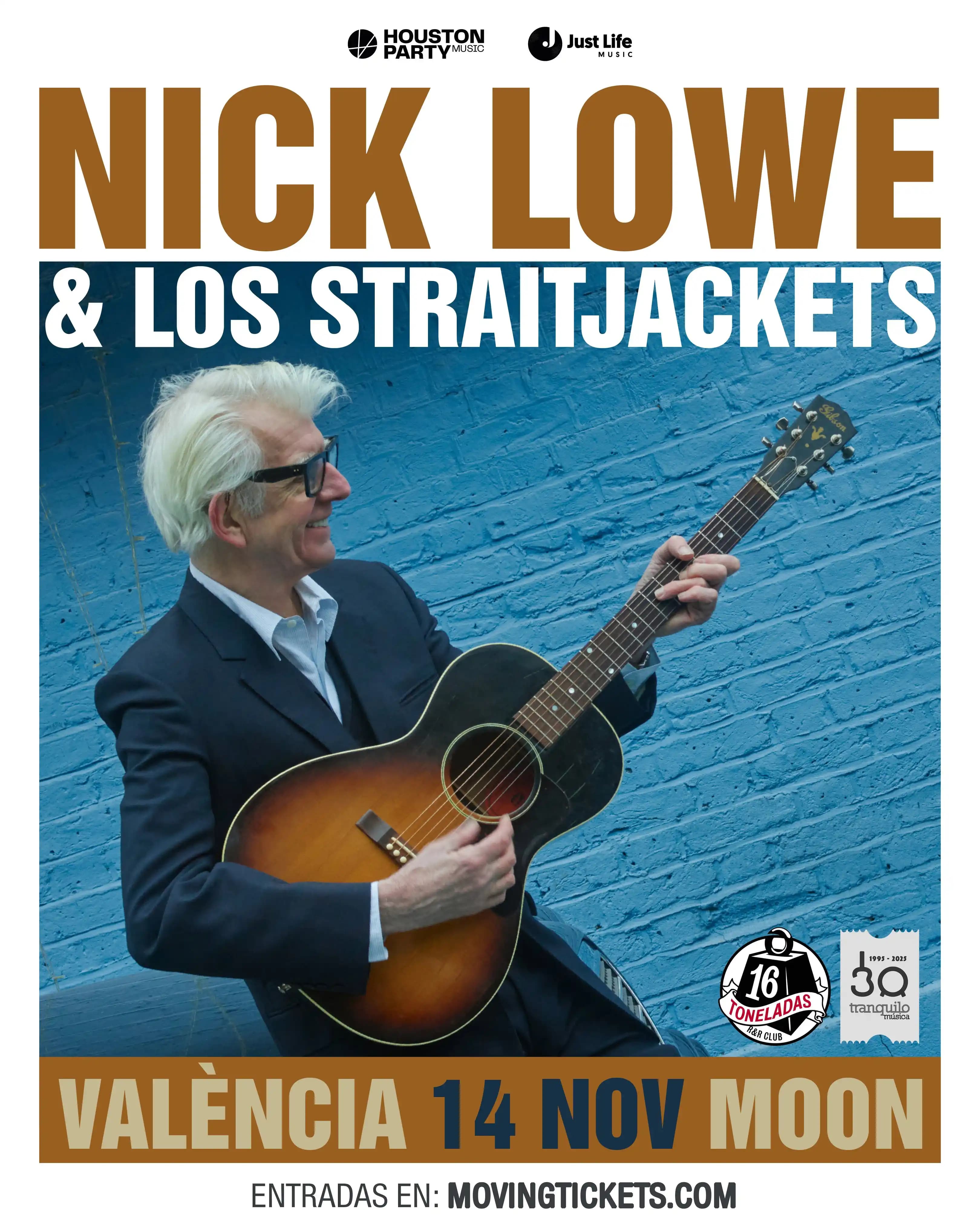NICK LOWE + THE STRAITJACKETS (SALA MOON - VLC)