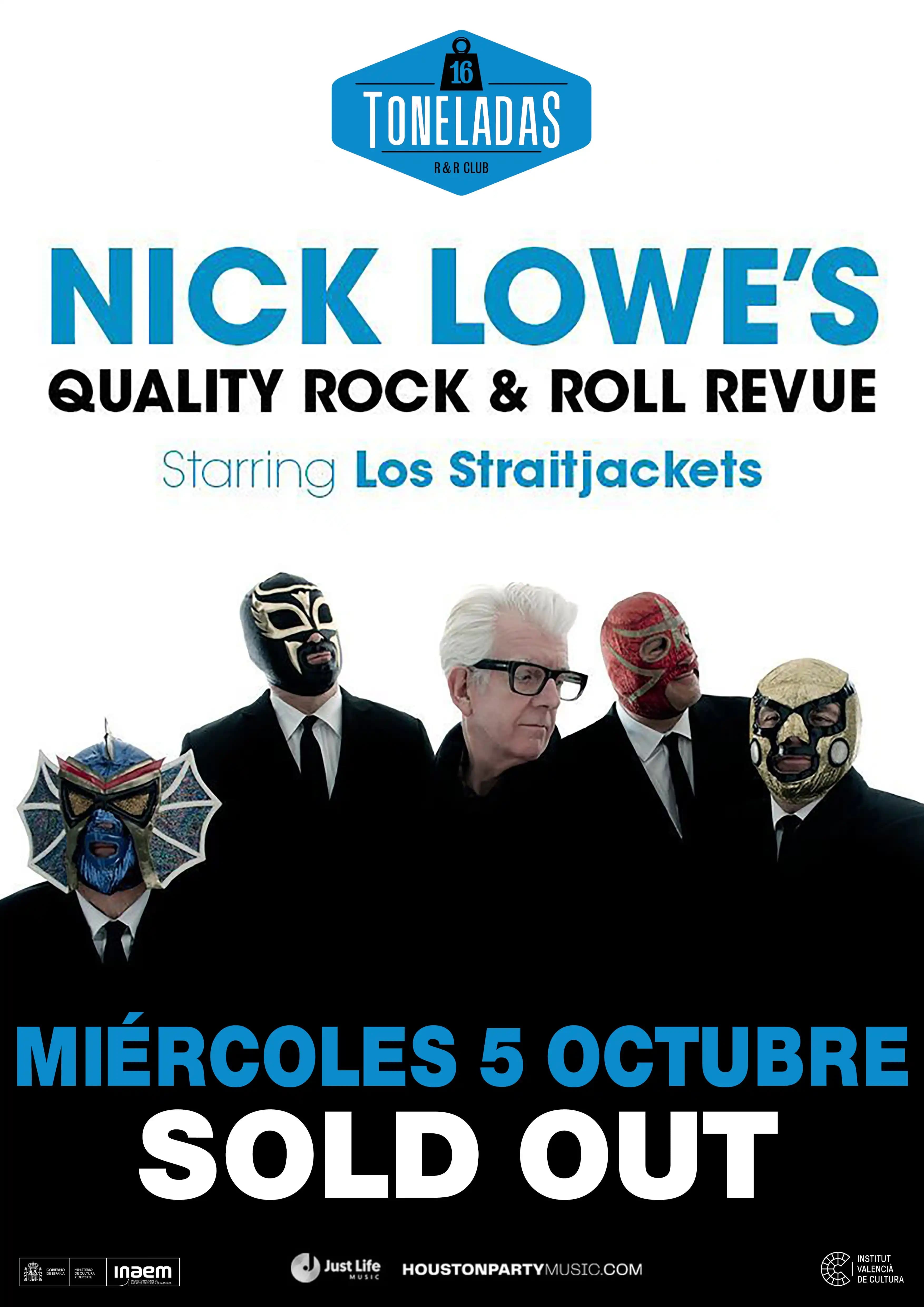 NICK LOWE starring THE STRAITJACKETS
