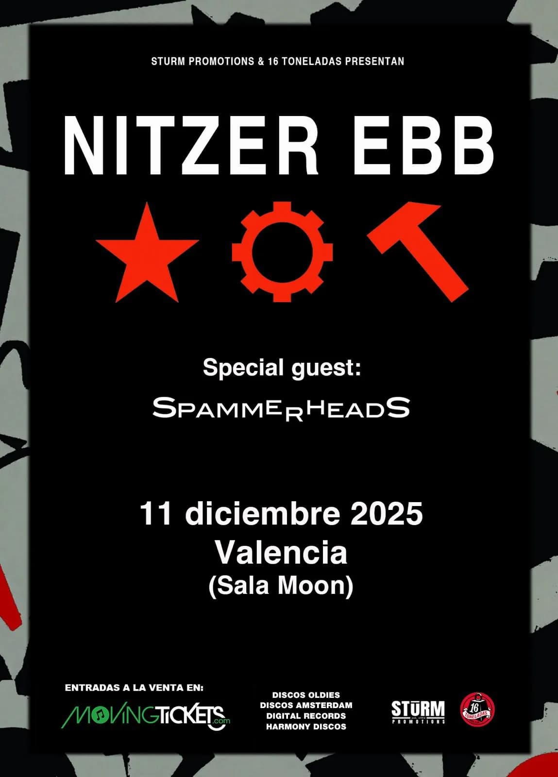 NITZER EBB + SPAMMERHEADS (SALA MOON – VLC)