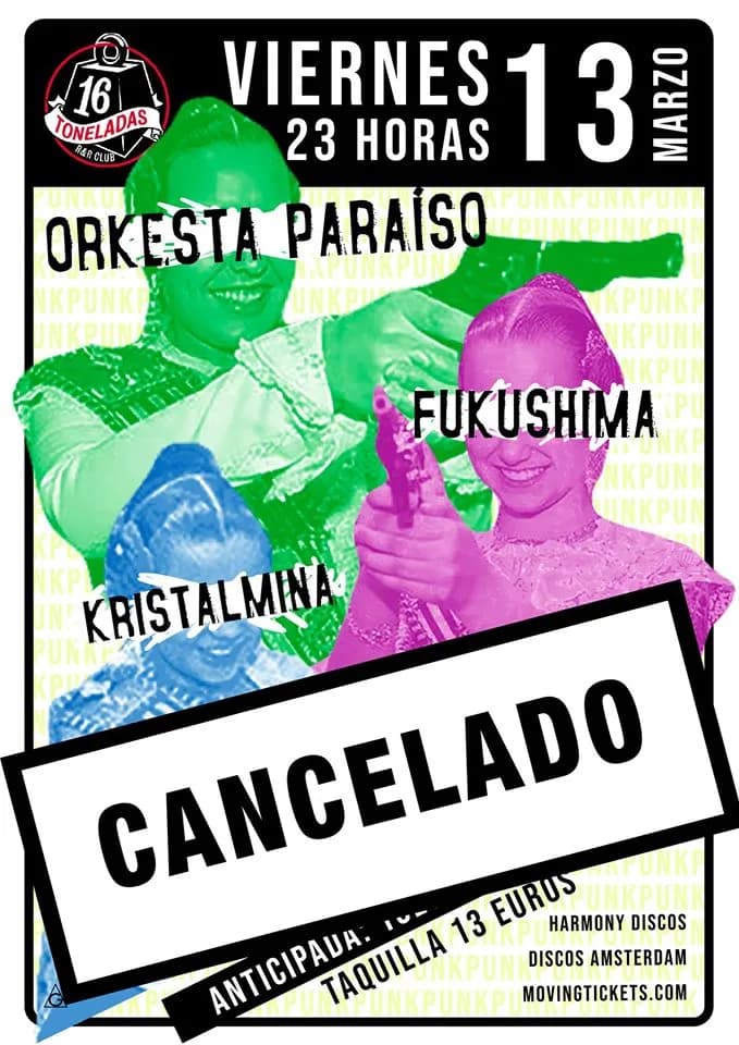 ORKESTA PARAISO + FUKUSHIMA W D + KRISTALMINA