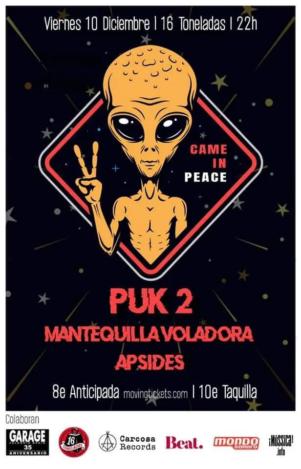 PUK 2 + MANTEQUILLA VOLADORA + APSIDES