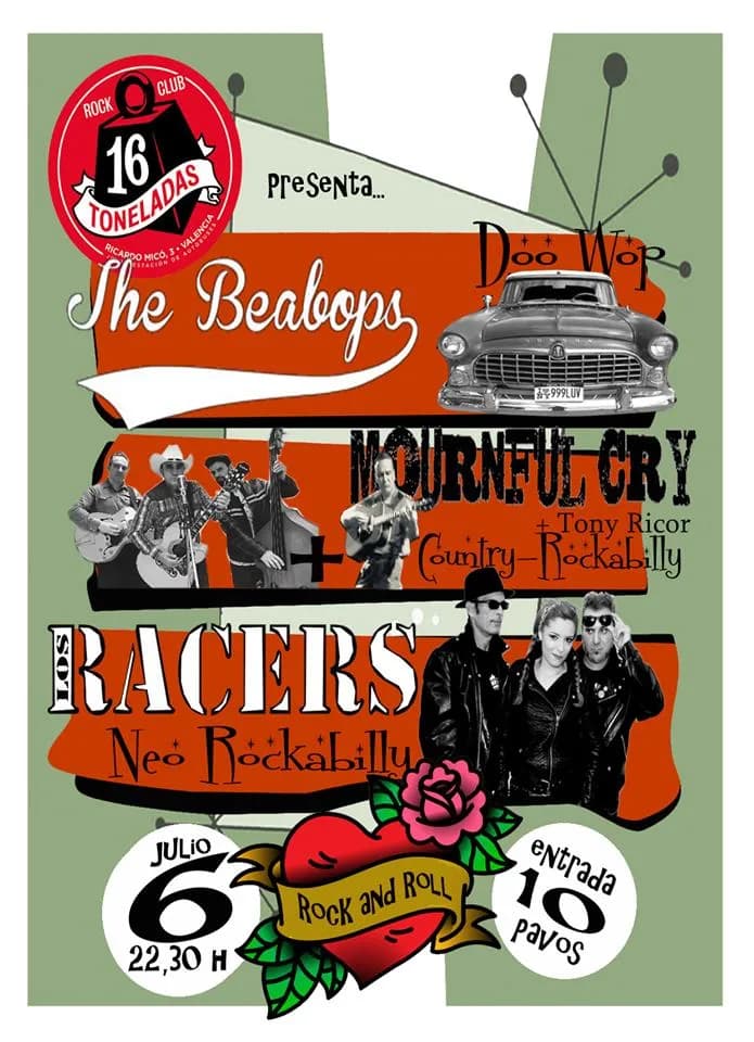 RACERS + MOURNFUL CRY + THE BEABOPS