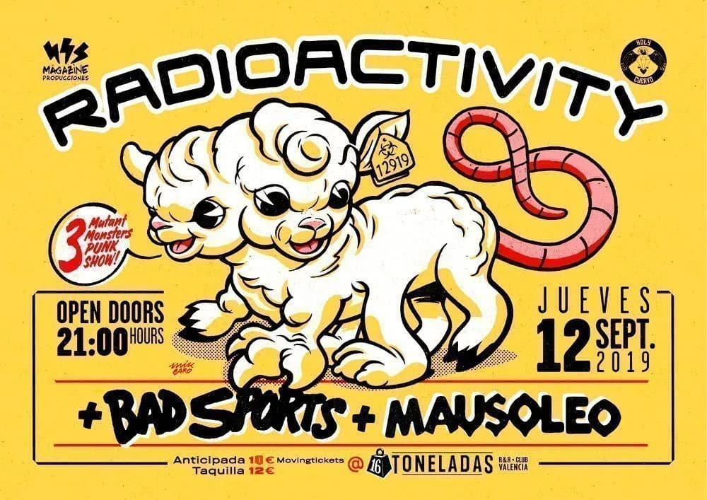 RADIOACTIVITY + BAD SPORTS + MAUSOLEO
