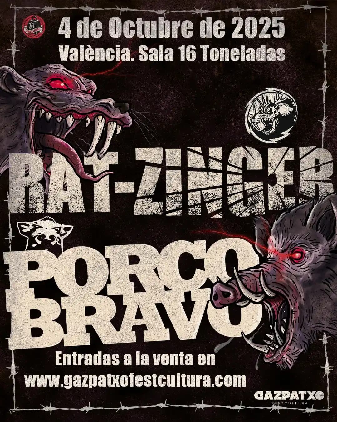 RAT-ZINGER + PORCO BRAVO