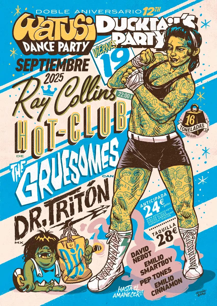 RAY COLLINS HOT-CLUB + THE GRUESOMES + DR.TRITÓN