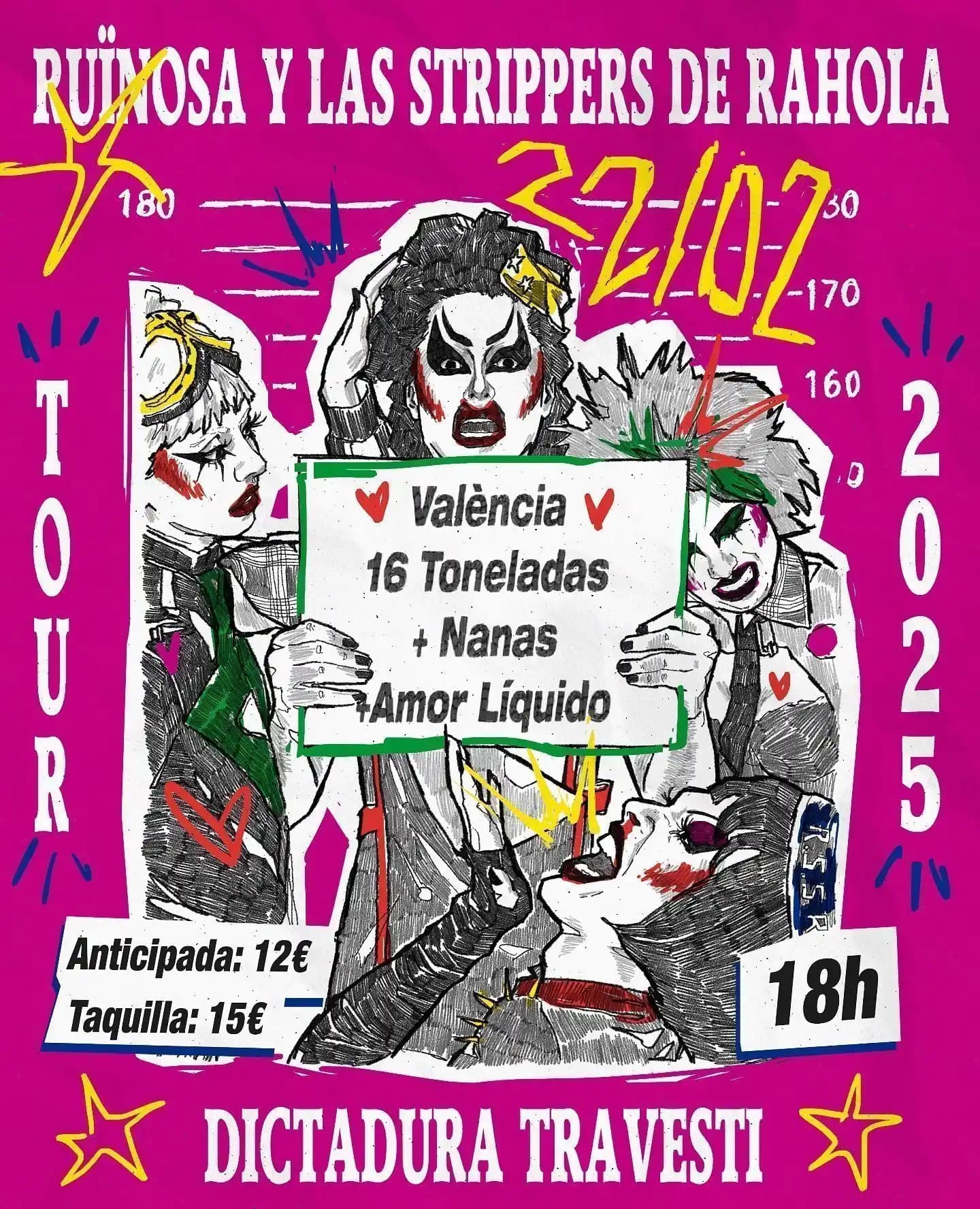 RUÏNOSA Y LAS STRIPPERS DE RAHOLA + AMOR LÍQUIDO + NANAS