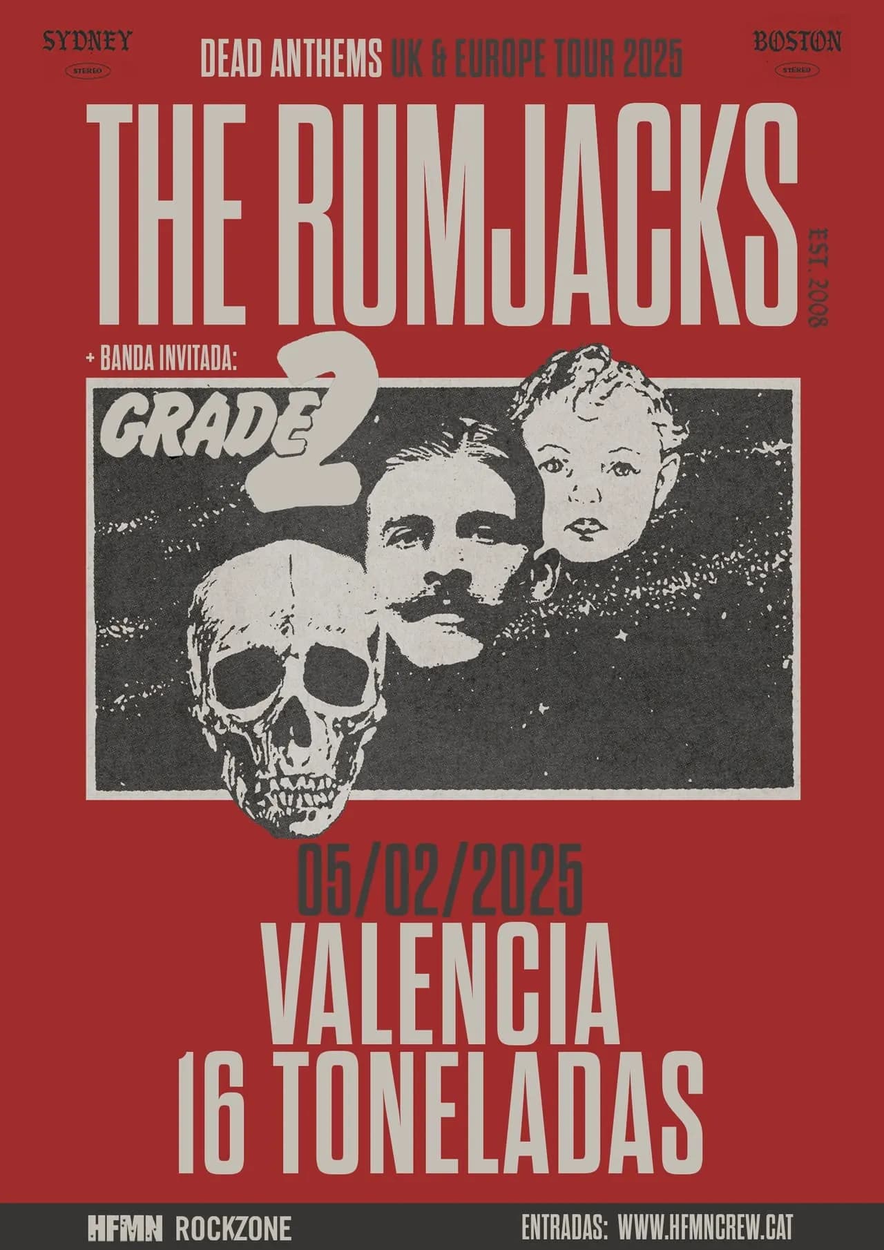 THE RUMJACKS + GRADE 2