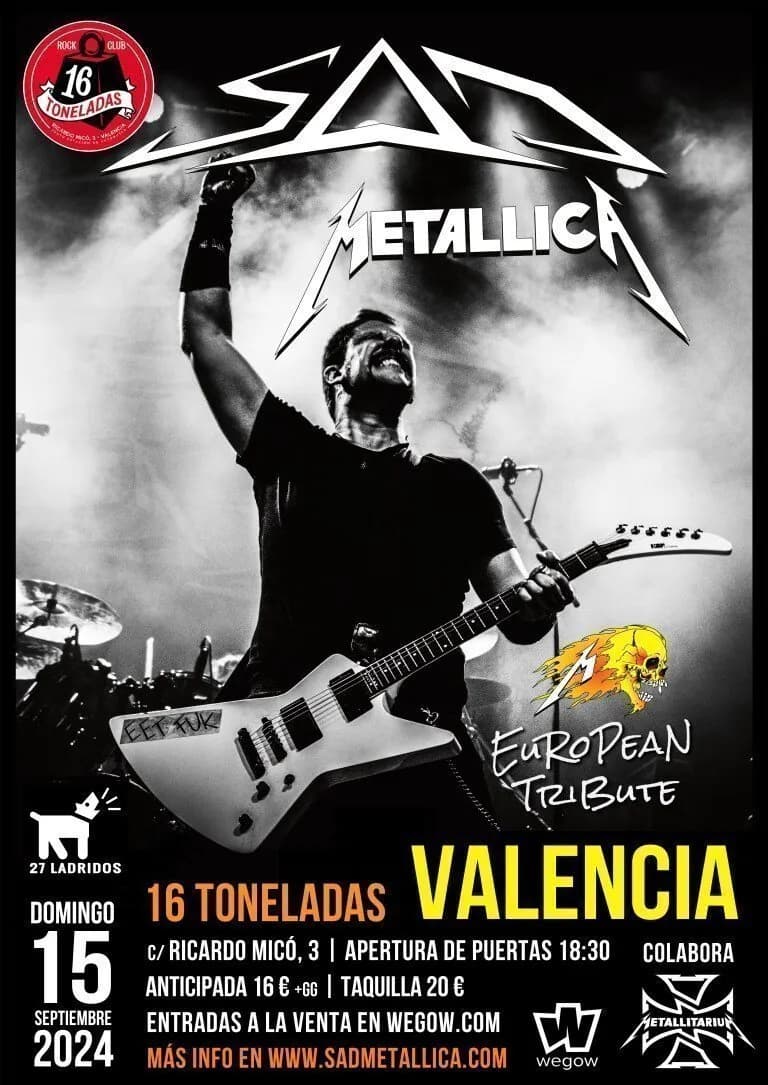 SAD (EUROPEAN METALLICA TRIBUTE)