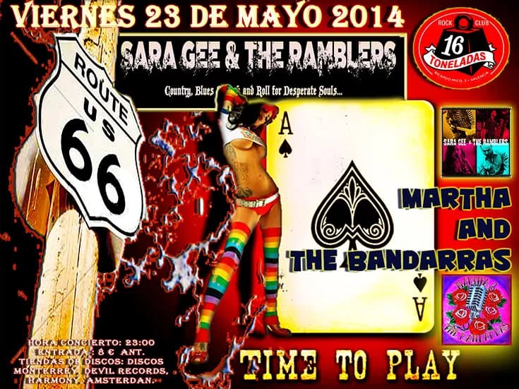 SARA GEE AND THE RAMBLERS + MARTHA AND THE BANDARRAS + dj bop street