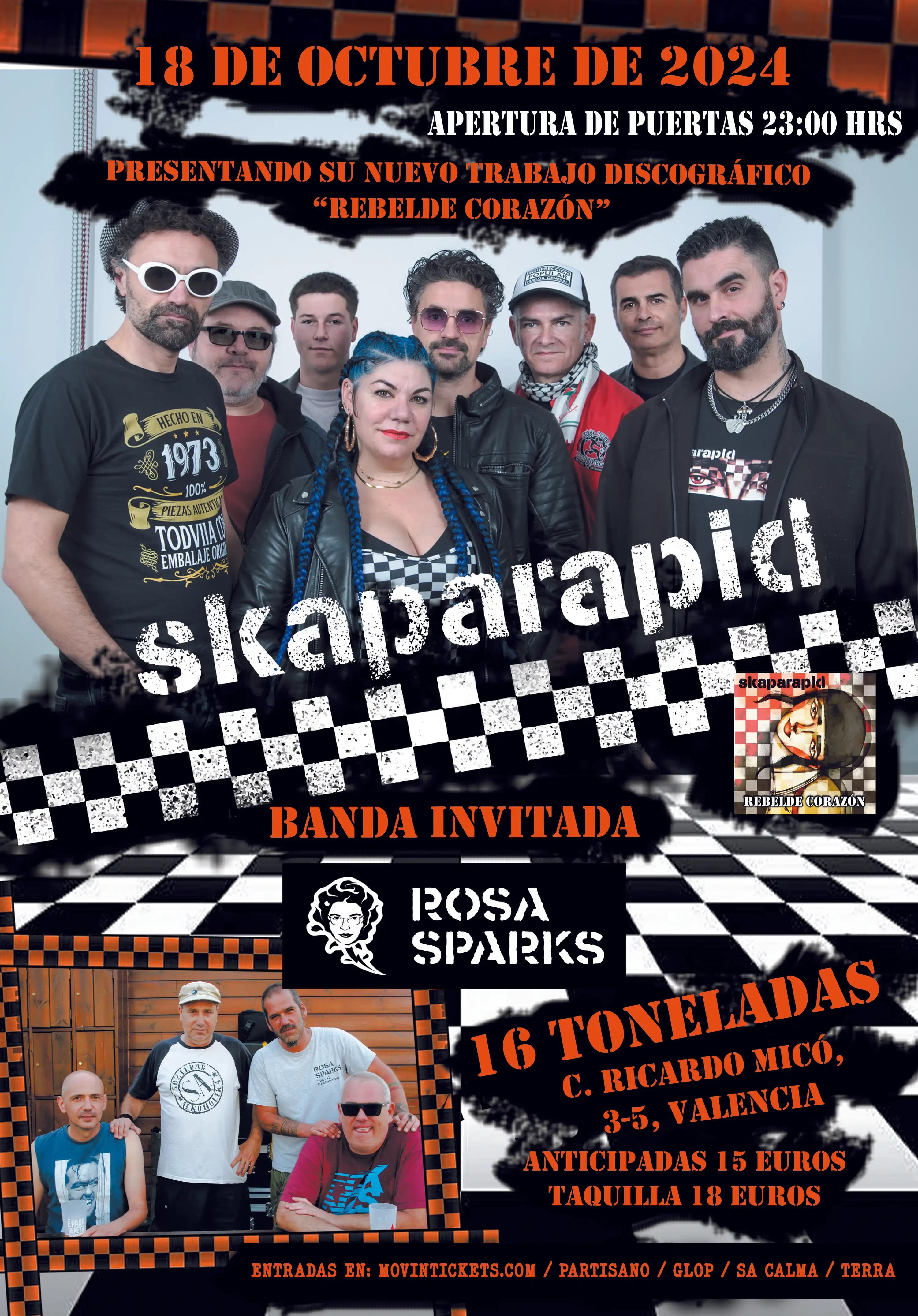 SKAPARAPID + ROSA SPARKS