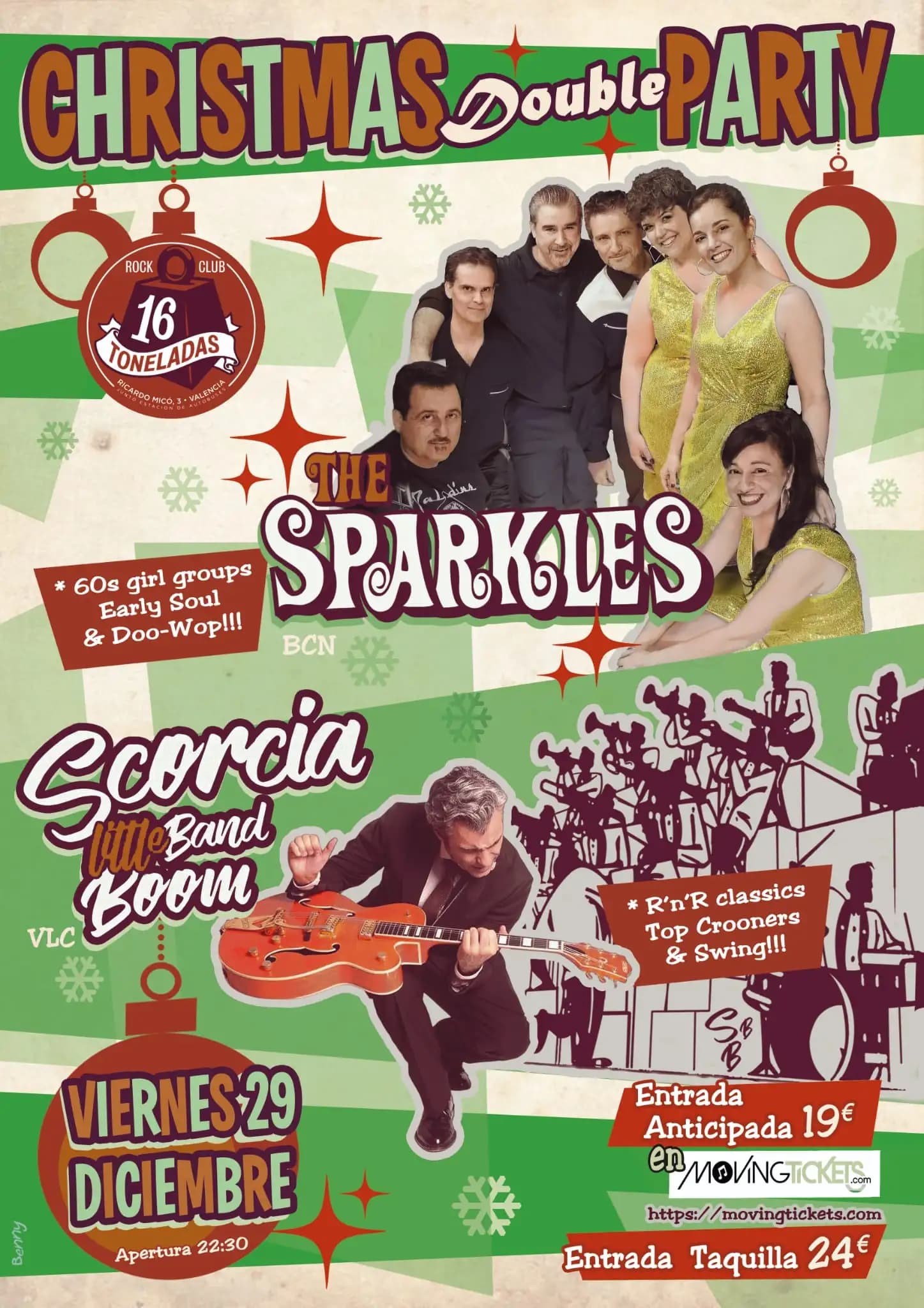 THE SPARKLES + SCORCIA LITTLE BAND BOOM