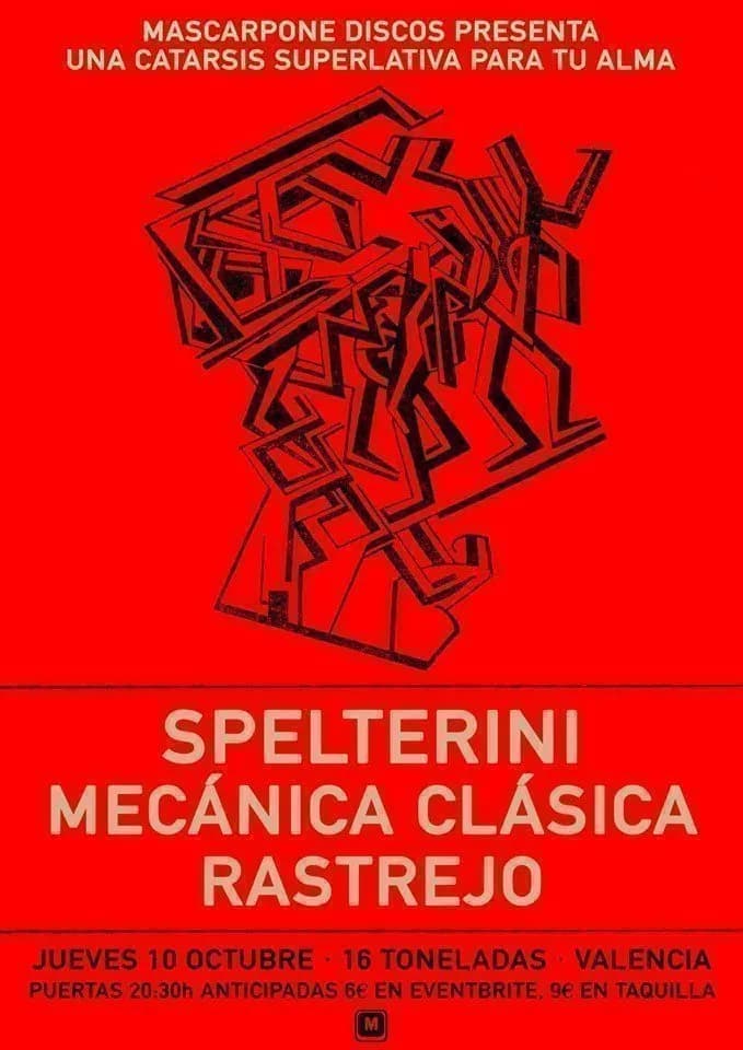 SPELTERINI + MECÁNICA CLÁSICA + RASTREJO