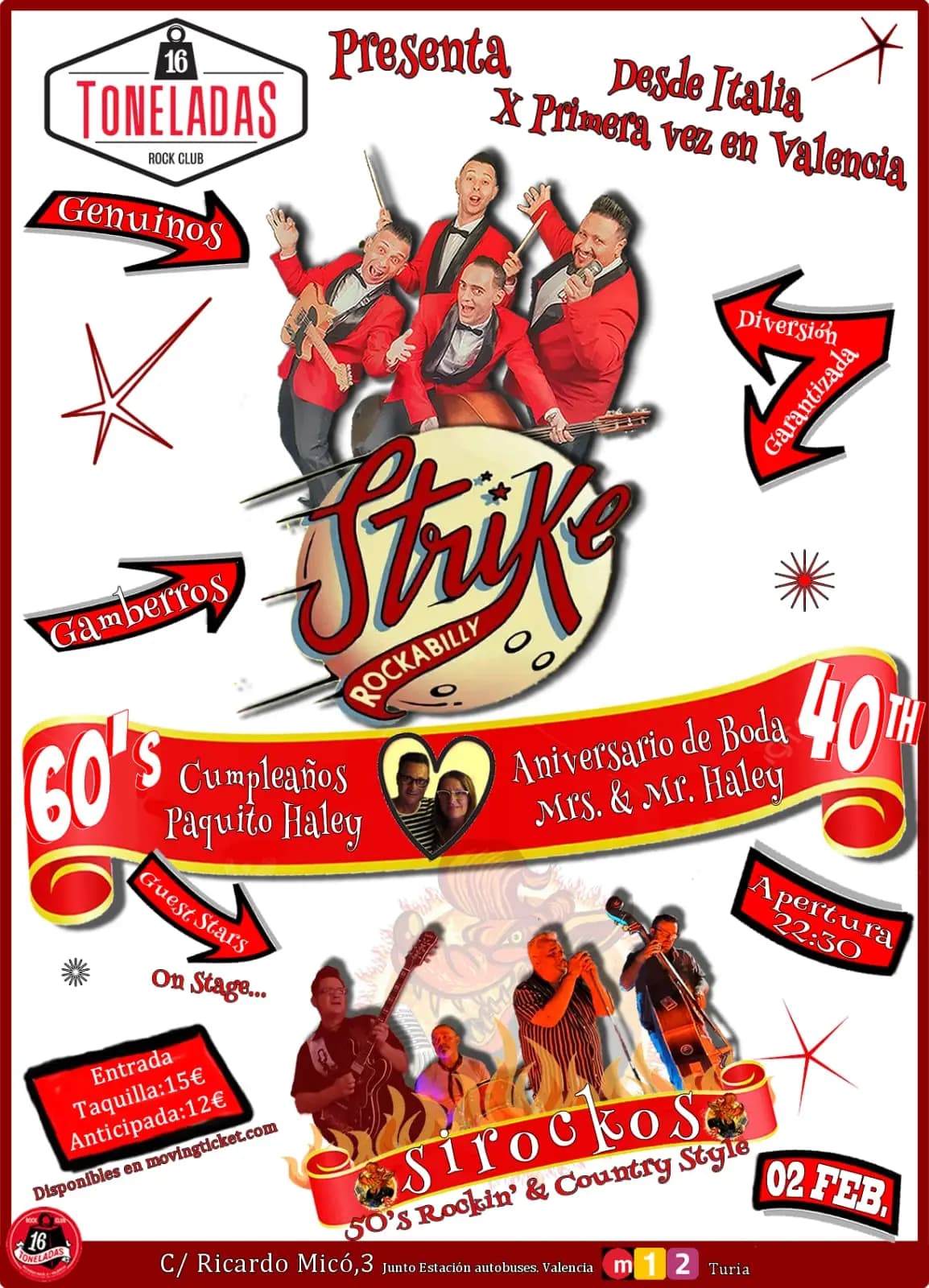 STRIKE ROCKABILLY+ SIROCKOS