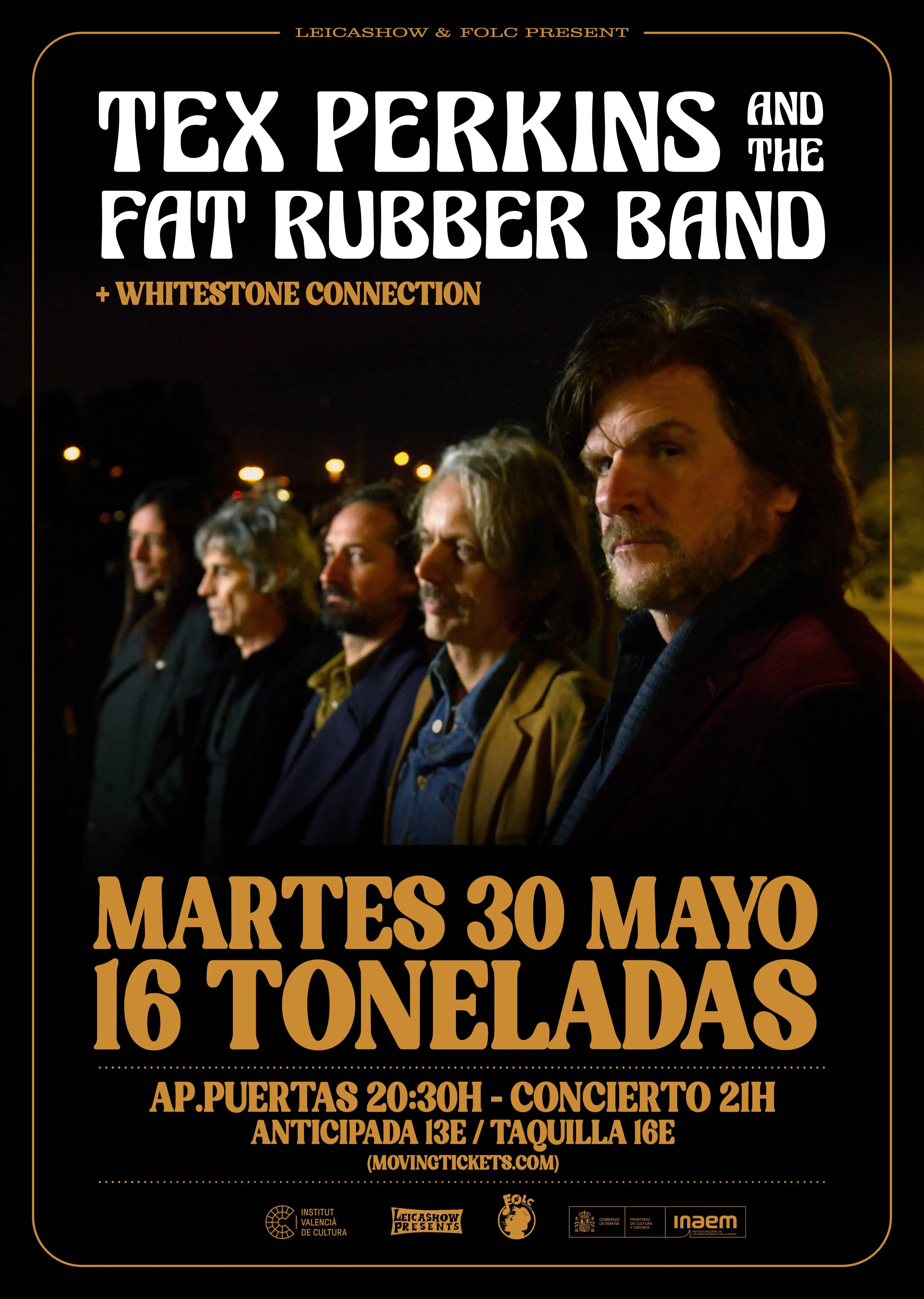 TEX PERKINS & THE FAT RUBBER BAND + WHITESTONE CONNECTION