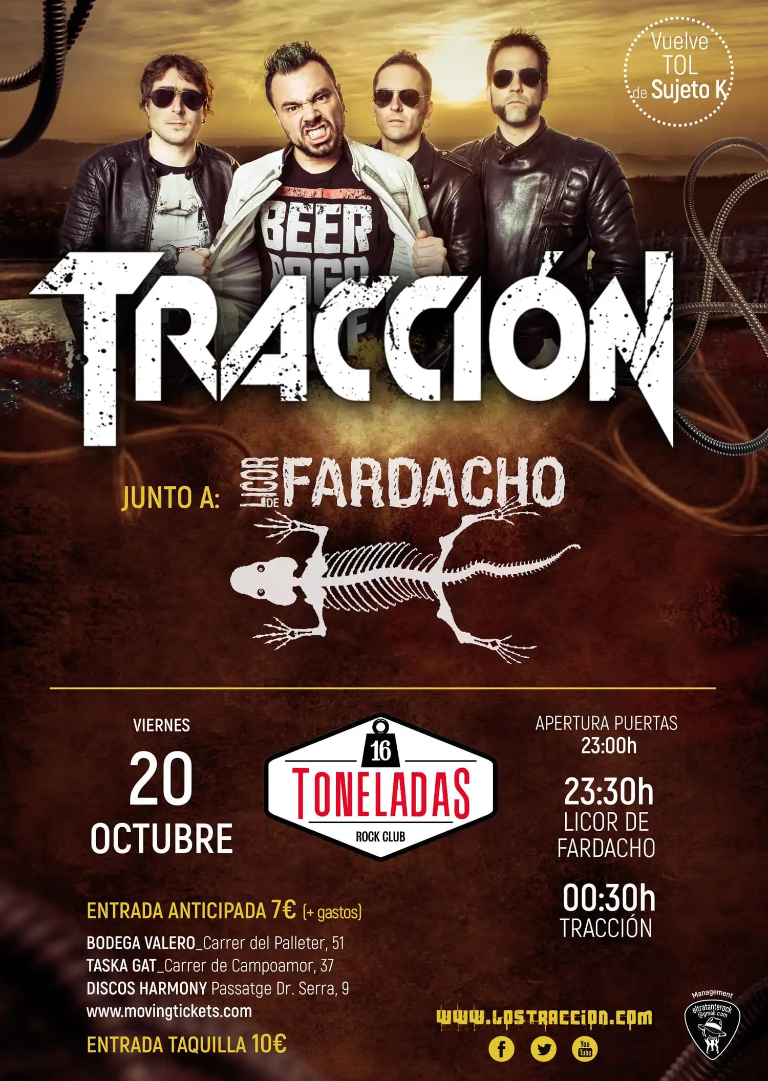 TRACCIÓN + LICOR DE FARDACHO