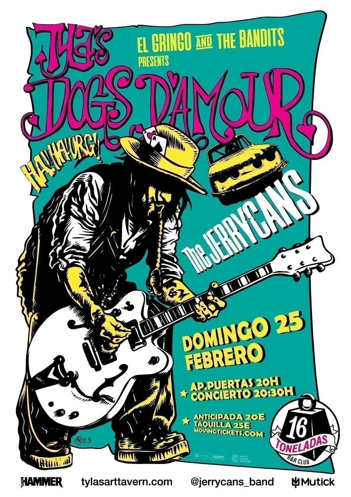 TYLA'S DOGS D'AMOUR + THE JERRYCANS