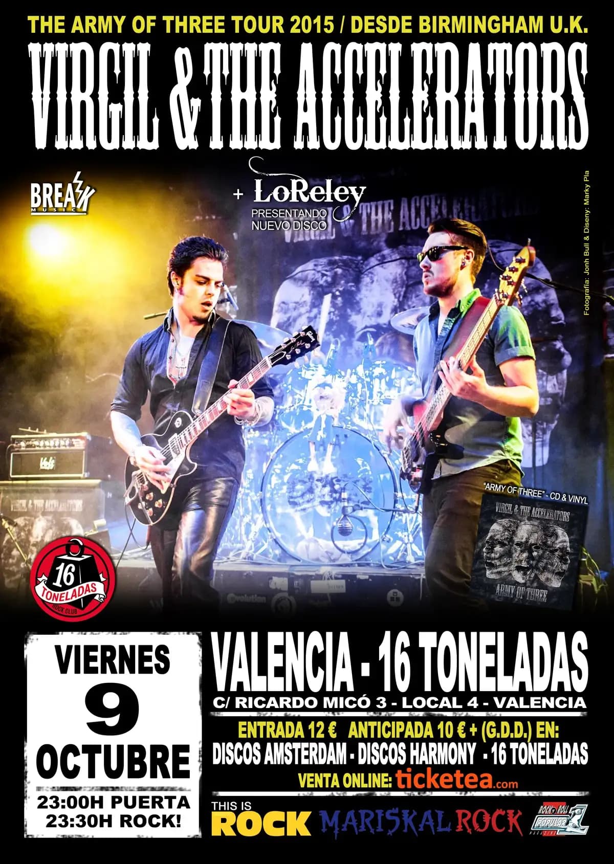 VIRGIL & THE ACCELERATORS + LORELEY