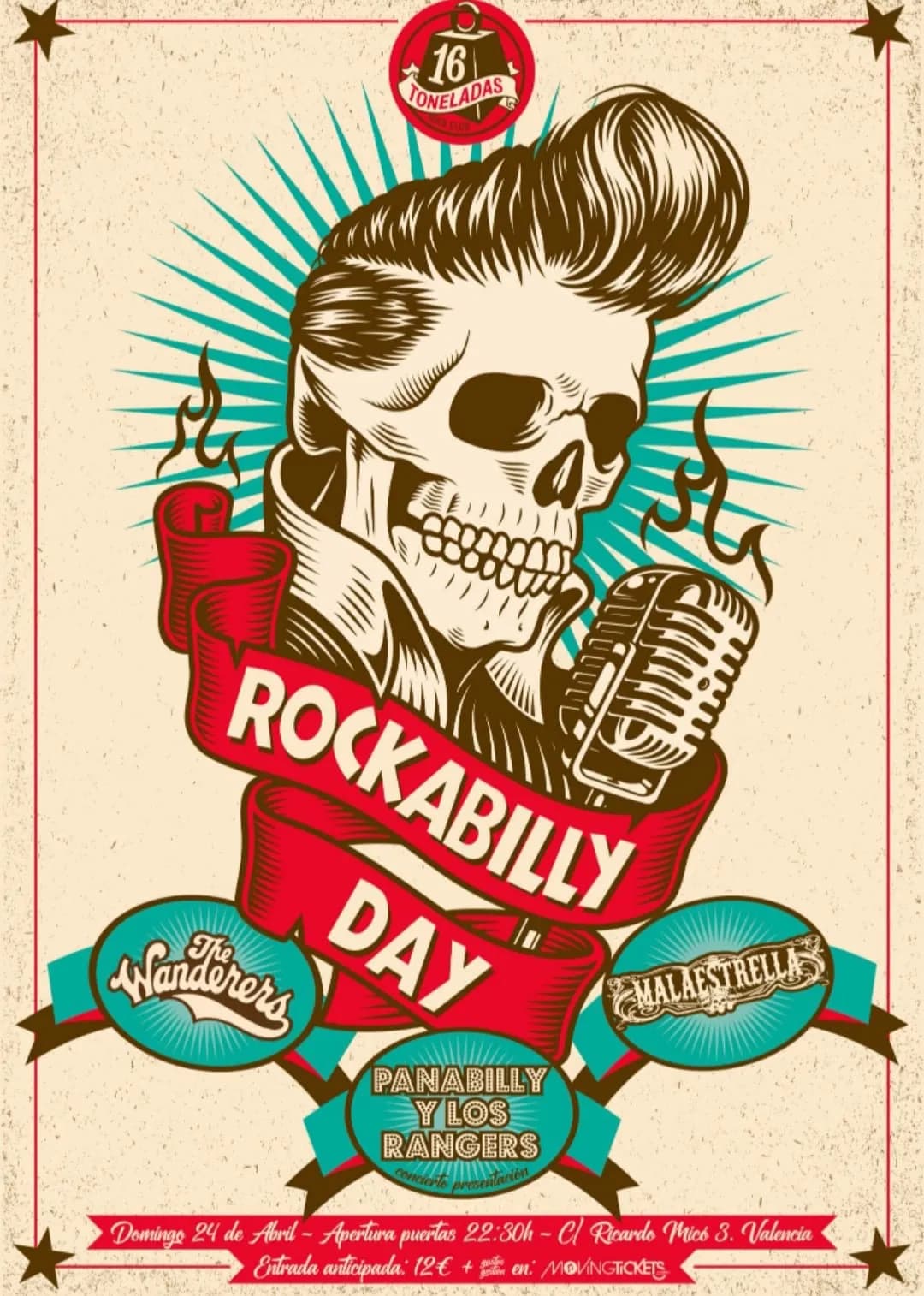 THE WANDERERS + PANABILLY Y LOS RANGERS + MALAESTRELLA