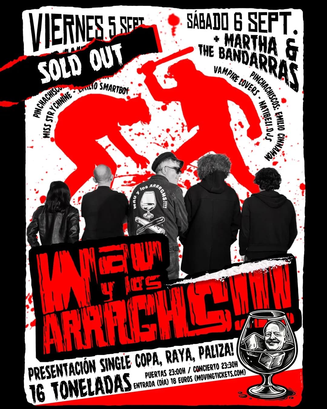 WAU Y LOS ARRRGHS + BANDA INVITADA