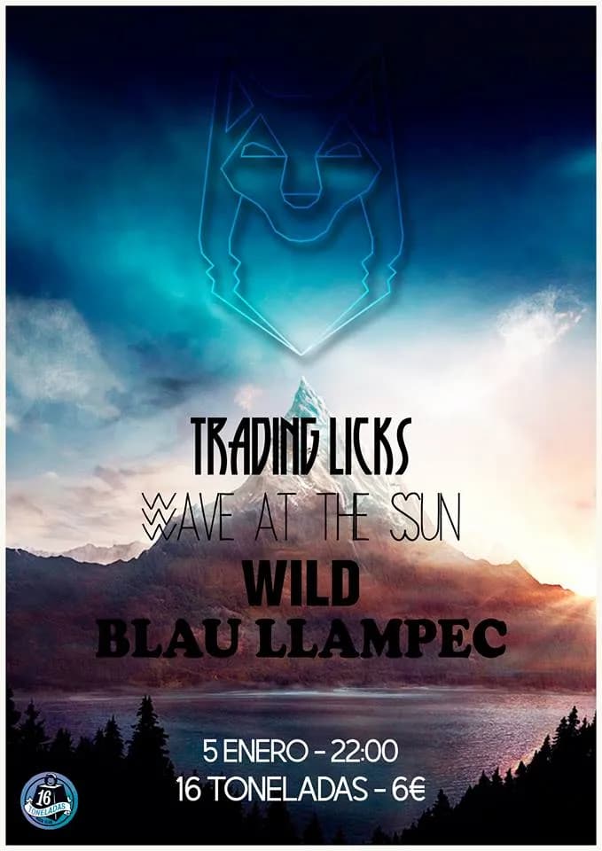 WAVE AT THE SUN + TRADING LICKS + BLAU LLAMPEC + WILD