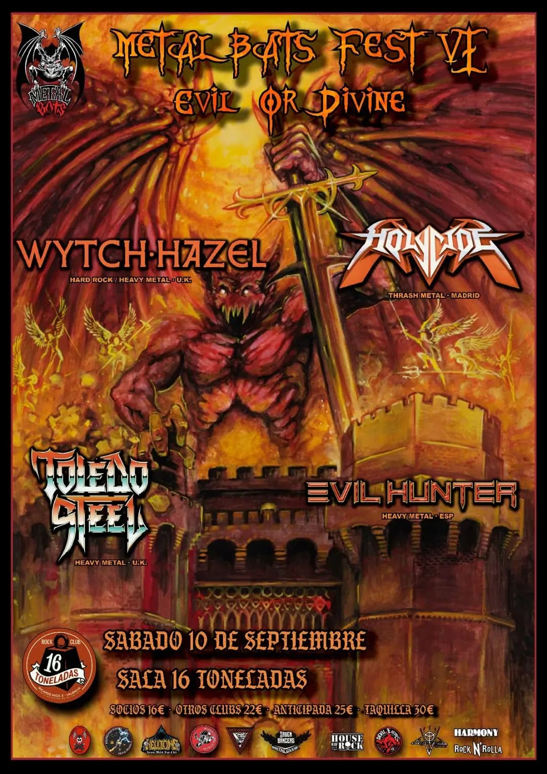 WYTCH HAZEL + HOLYCIDE + TOLEDO STEEL + EVIL HUNTER