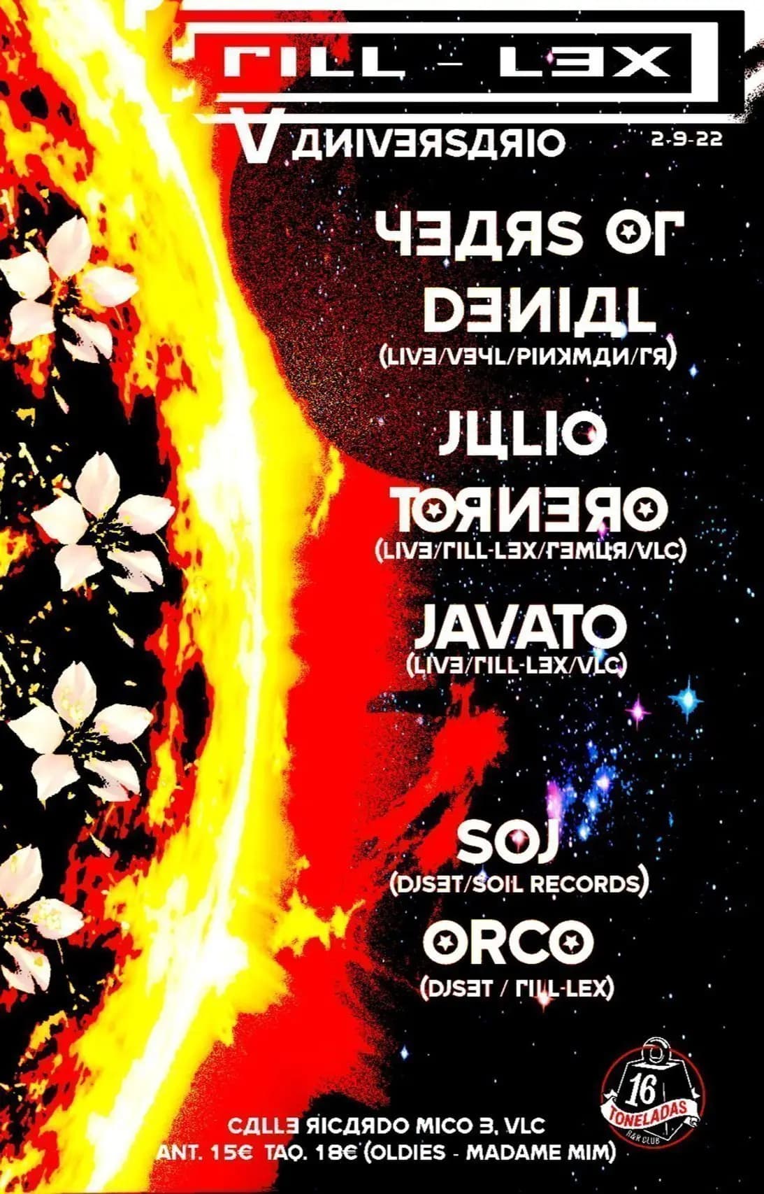 V ANIVERSARIO FILL-LEX RECORDS: YEARS OF DENIAL (live) + JULIO TORNERO (live) + JAVATO (live)