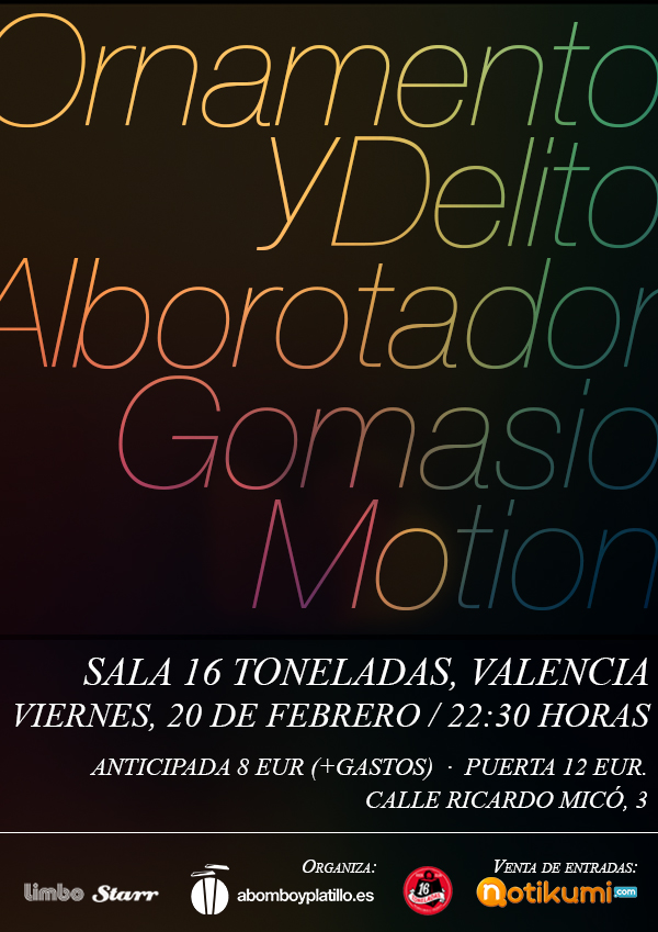 Cartel OyD Valencia Feb.2015