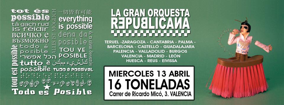 13-X-CARTEL LA GRAN ORQUESTA REPUBLICANA