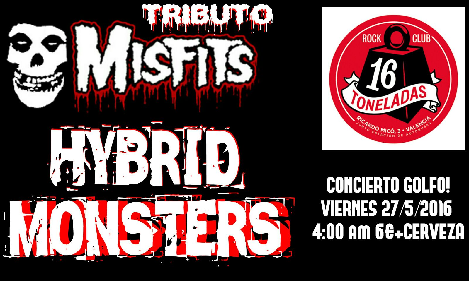 27-V-CARTEL HYBRID MONSTERS (TRIBUTO MISFITS)