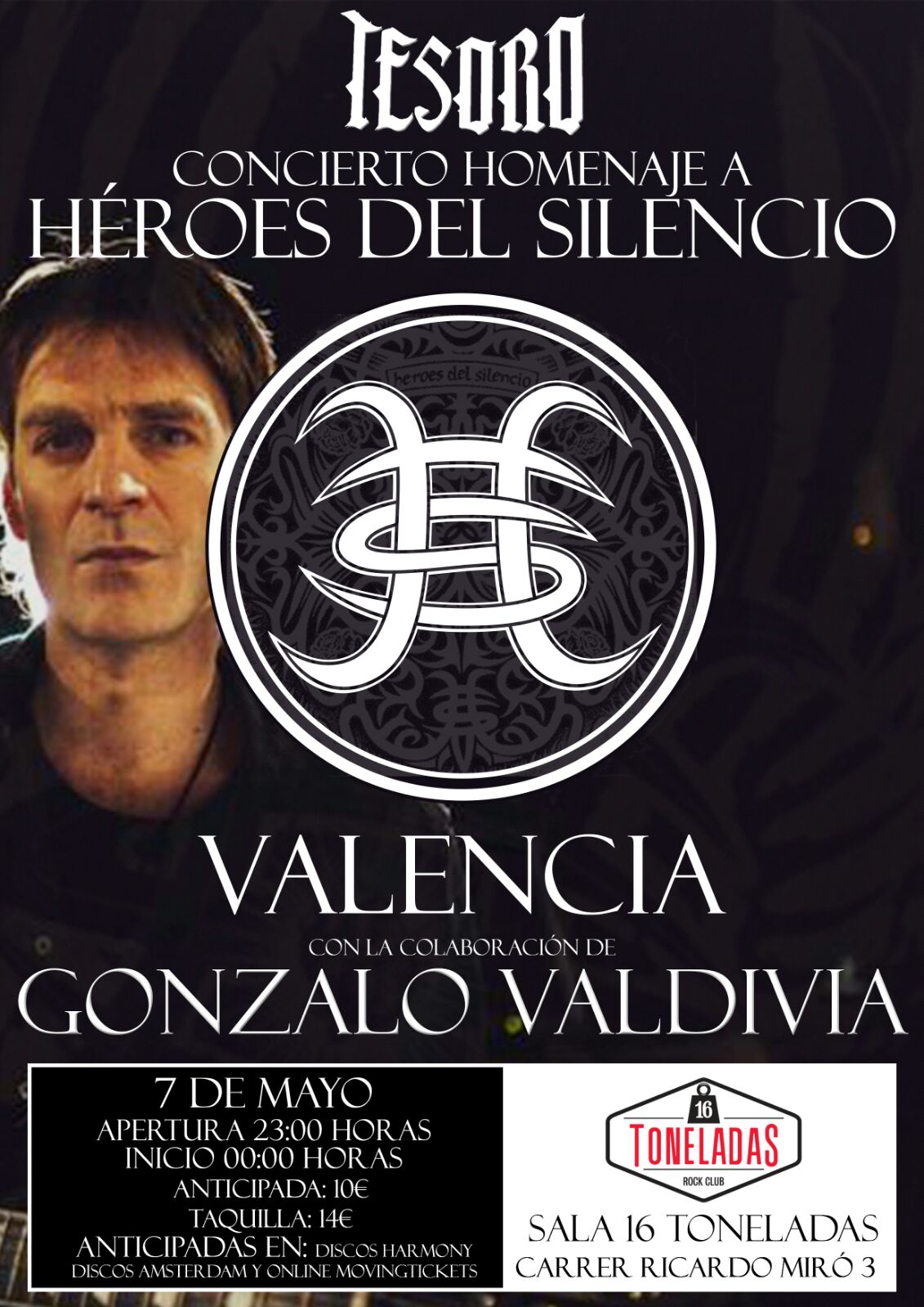 7-S-CARTEL TESORO (HOMENAJE HÉROES DEL SILENCIO)