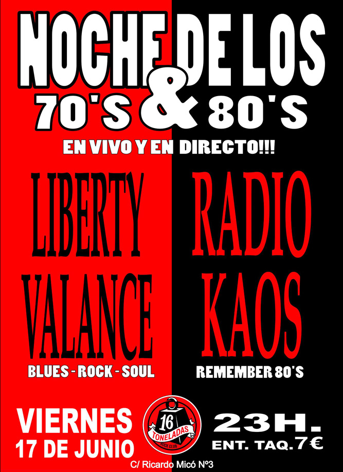 17-V-CARTEL LIBERTY VALANCE BAND+RADIOKAOS