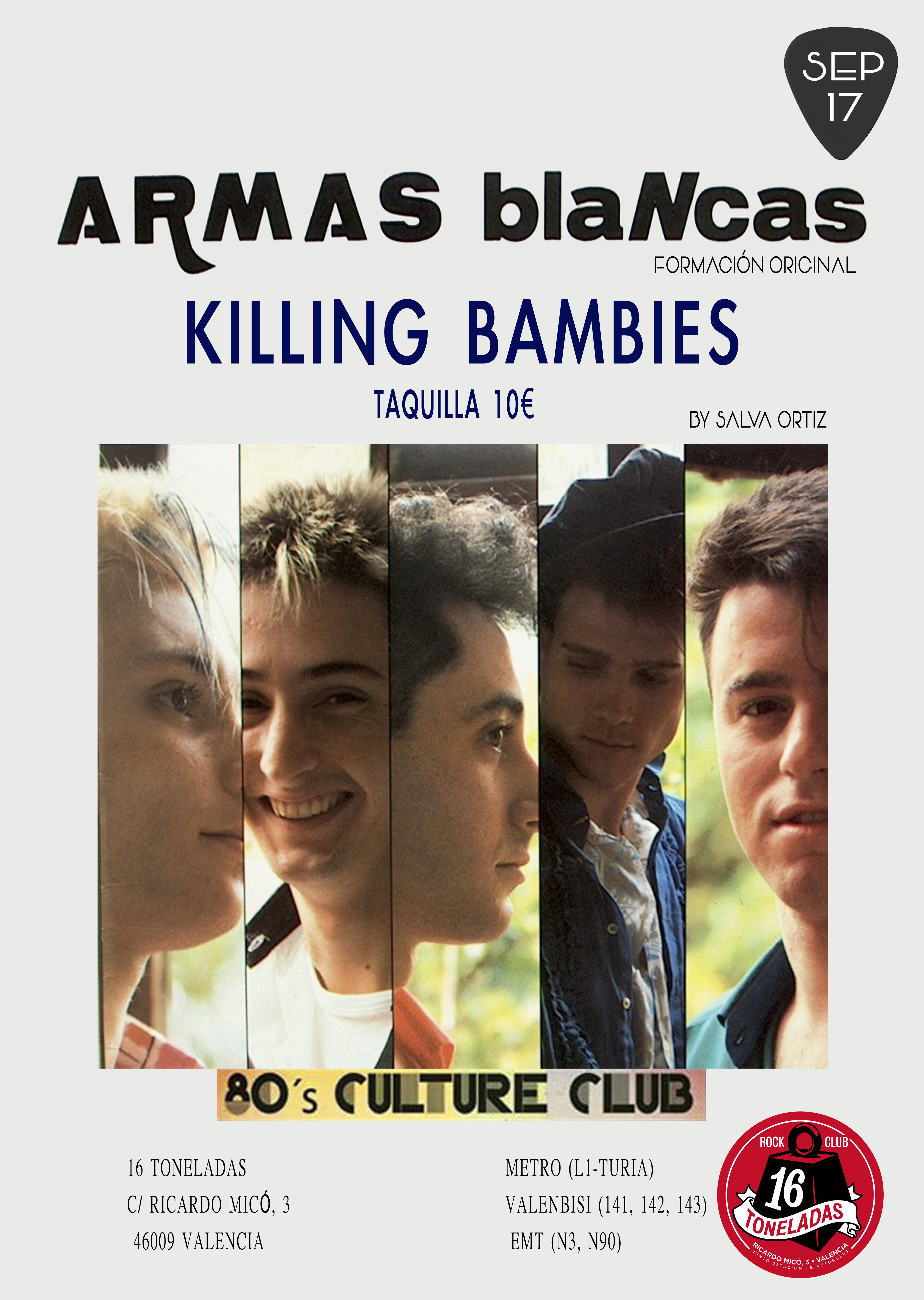 Flyer Armas Blancas