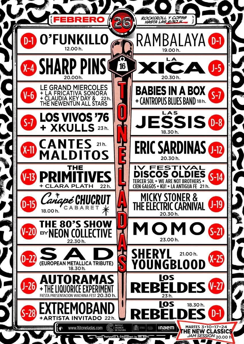 PROGRAMACIÓN FEBRERO 2026