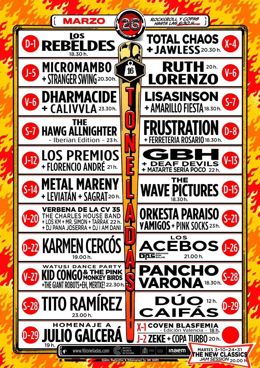 PROGRAMACIÓN MARZO 2026